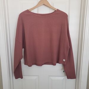 Vuori Slouchy Waffle Long Sleeve Crew